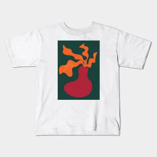 Retro Botanical, Kitchen Art Print Kids T-Shirt